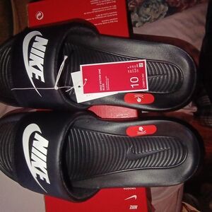 Nike Black Slide Sandals
